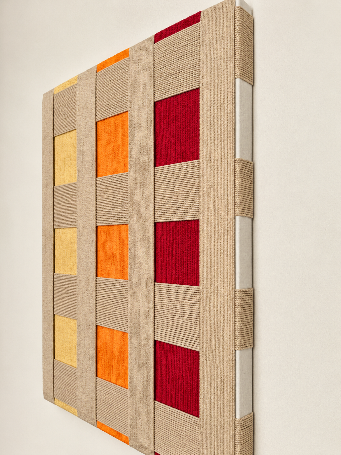 Handcrafted macramé wall art UAE 80 × 60 cm