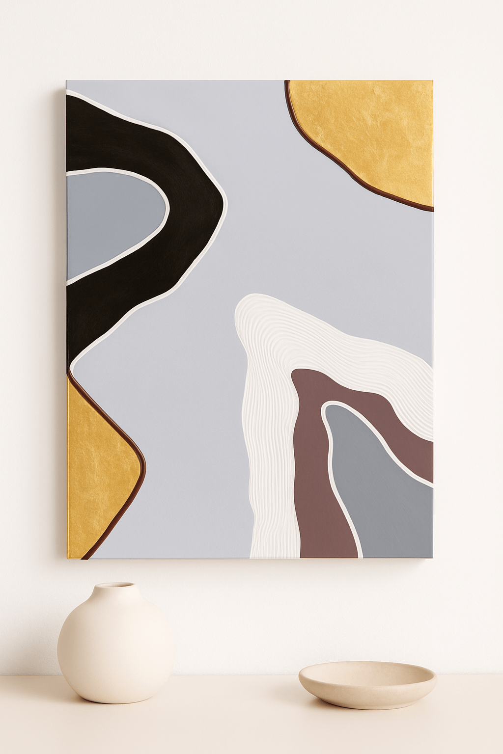 Modern macramé artwork for living room Dubai