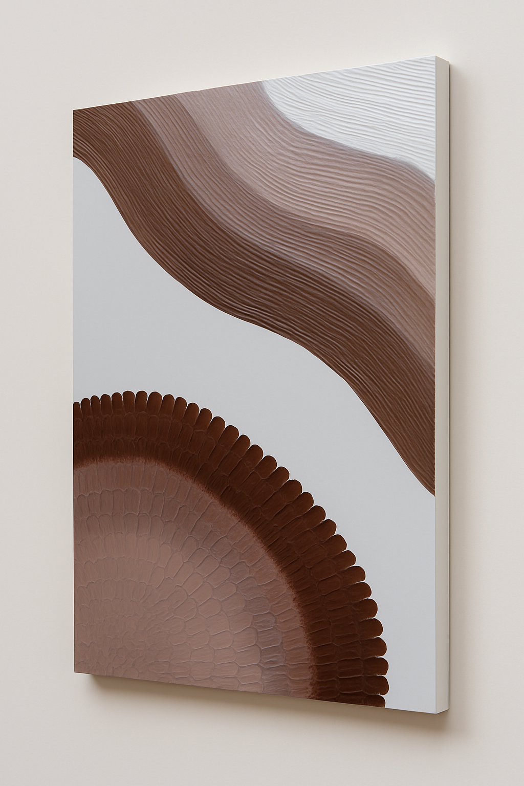 فن جدار حديث الملمس