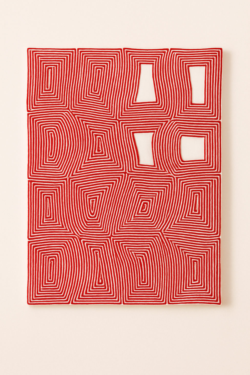 Eco-friendly fiber macrame art