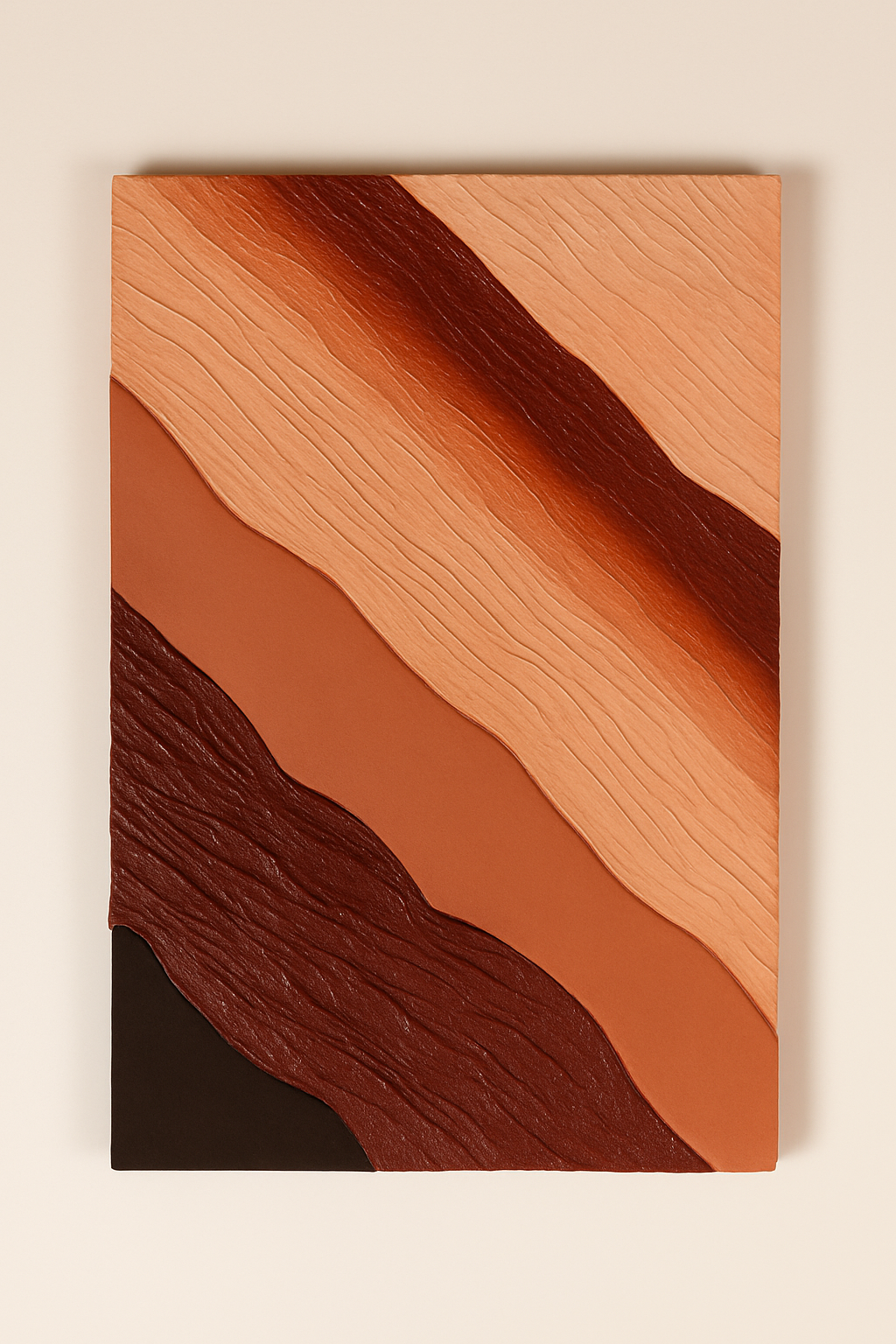 Change your Interiors with tidal blush artwork 