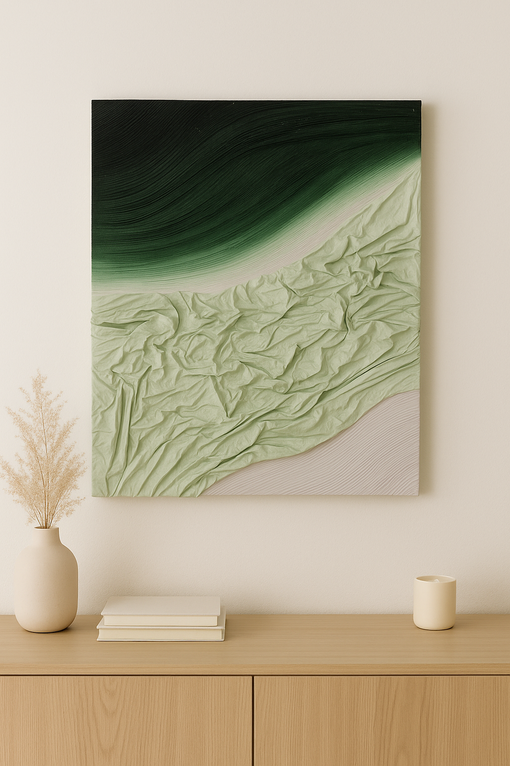 Mountaneous Oceanscape 100 x 76 cm