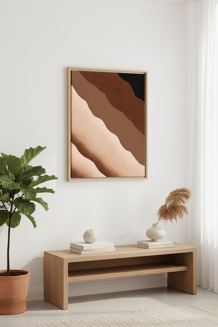 Luxury desert themed wall art Dubai