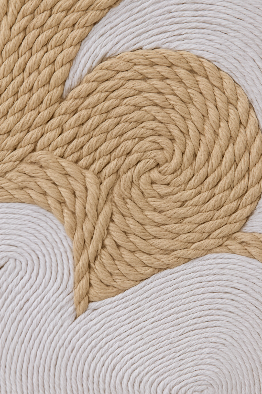 Macramé Round Art Design Sun's Embrace