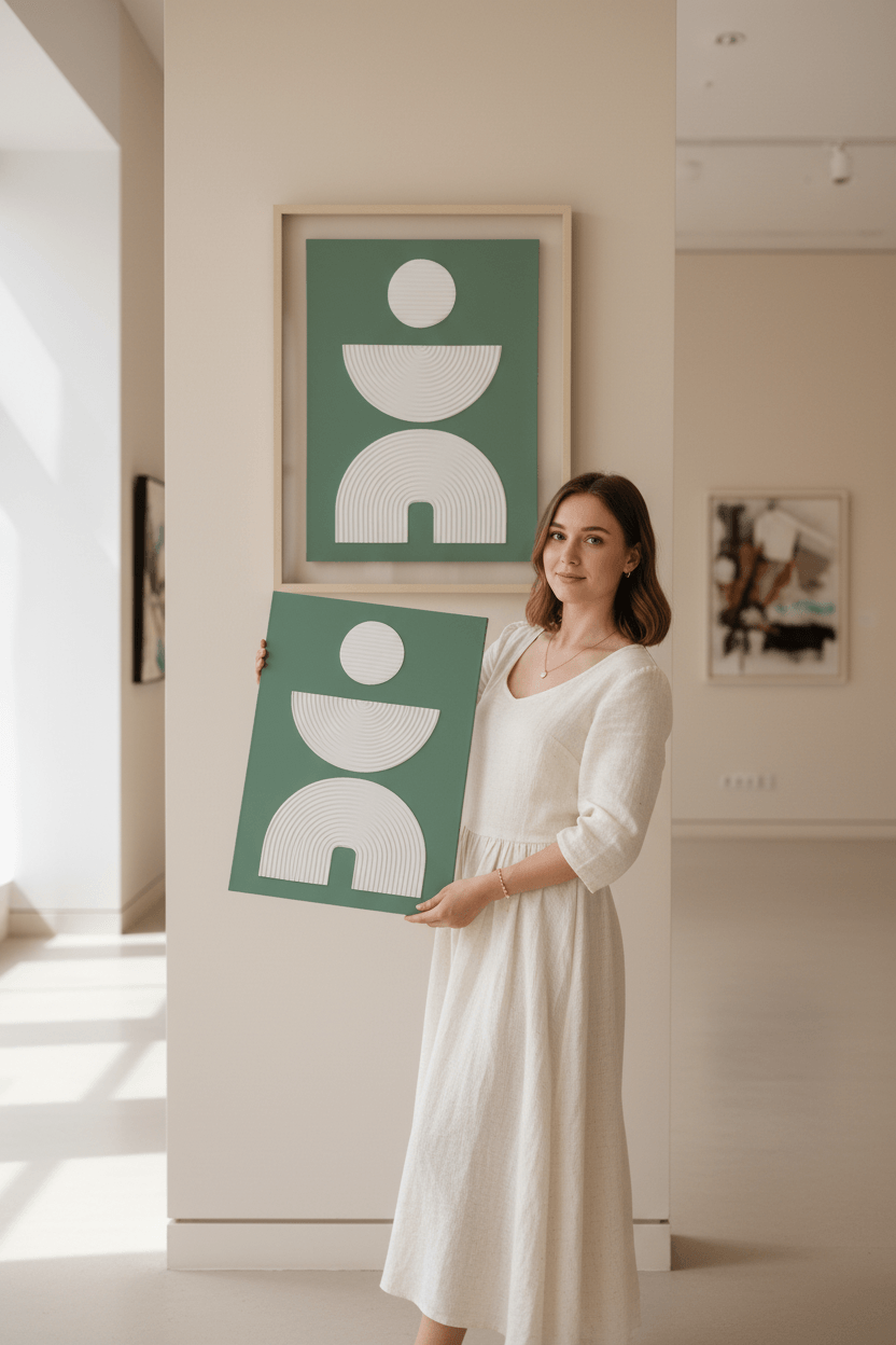 Textured Harmony Modern 3D 