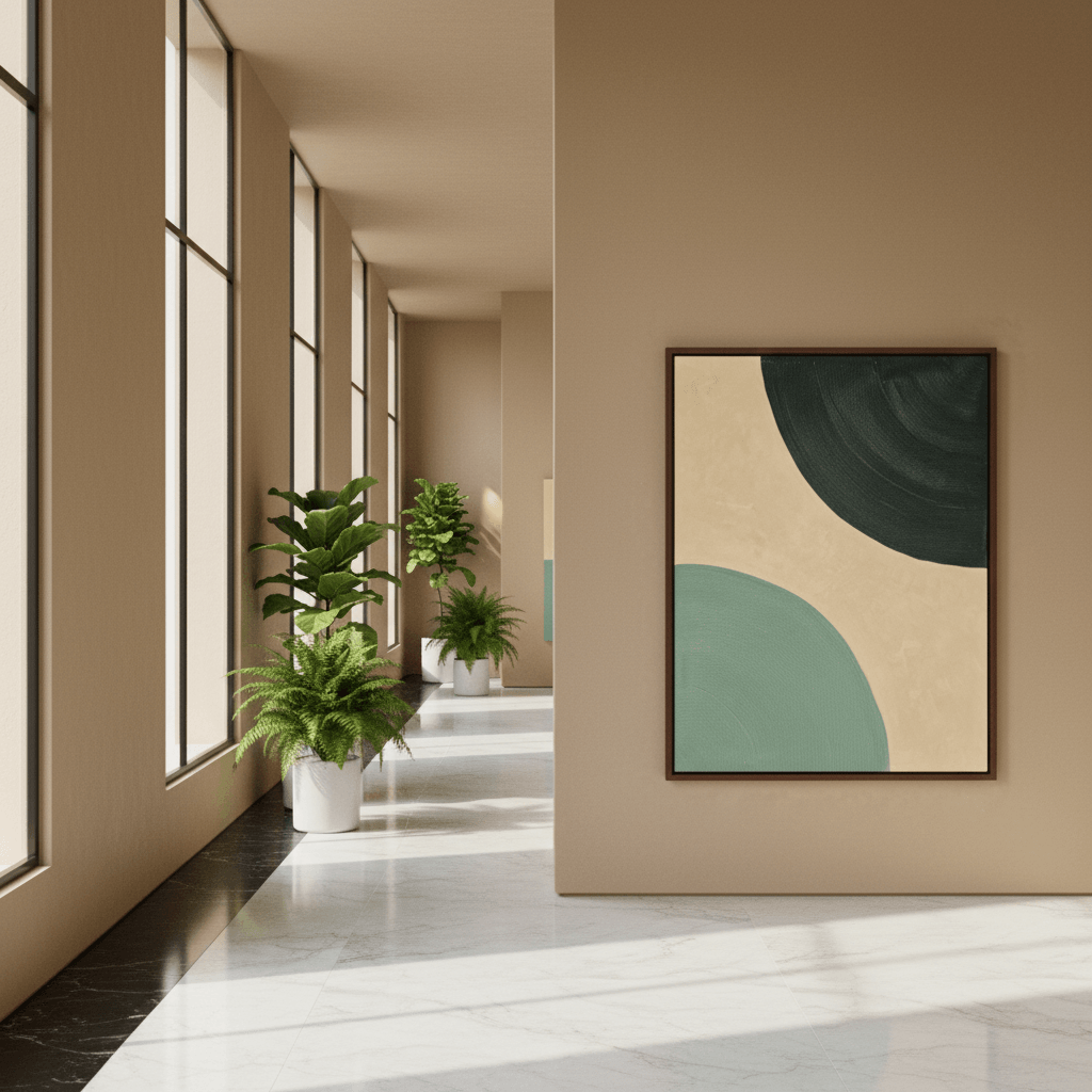 Modern abstract wall art Dubai