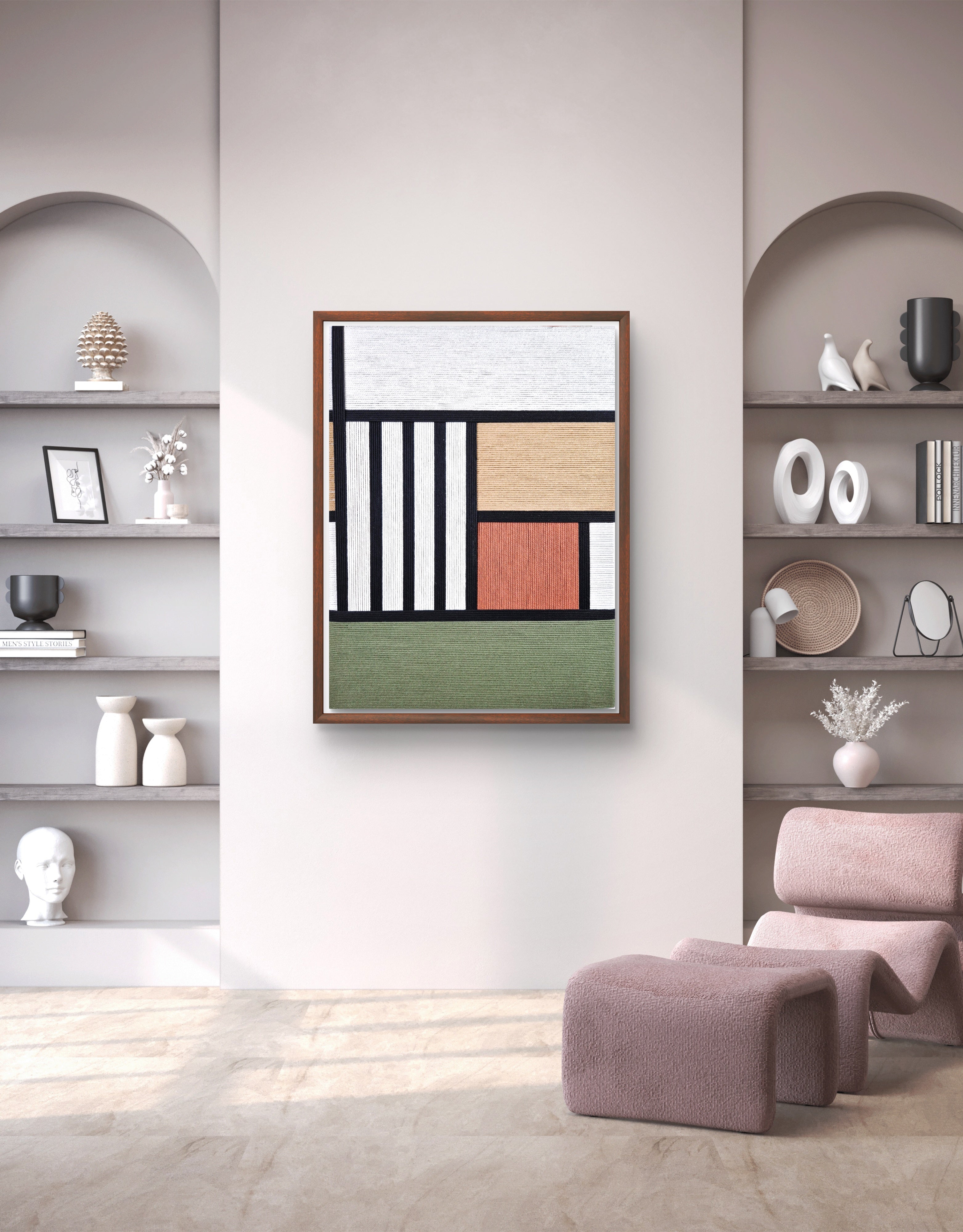 Modern bohemian handcrafted wall décor UAE
