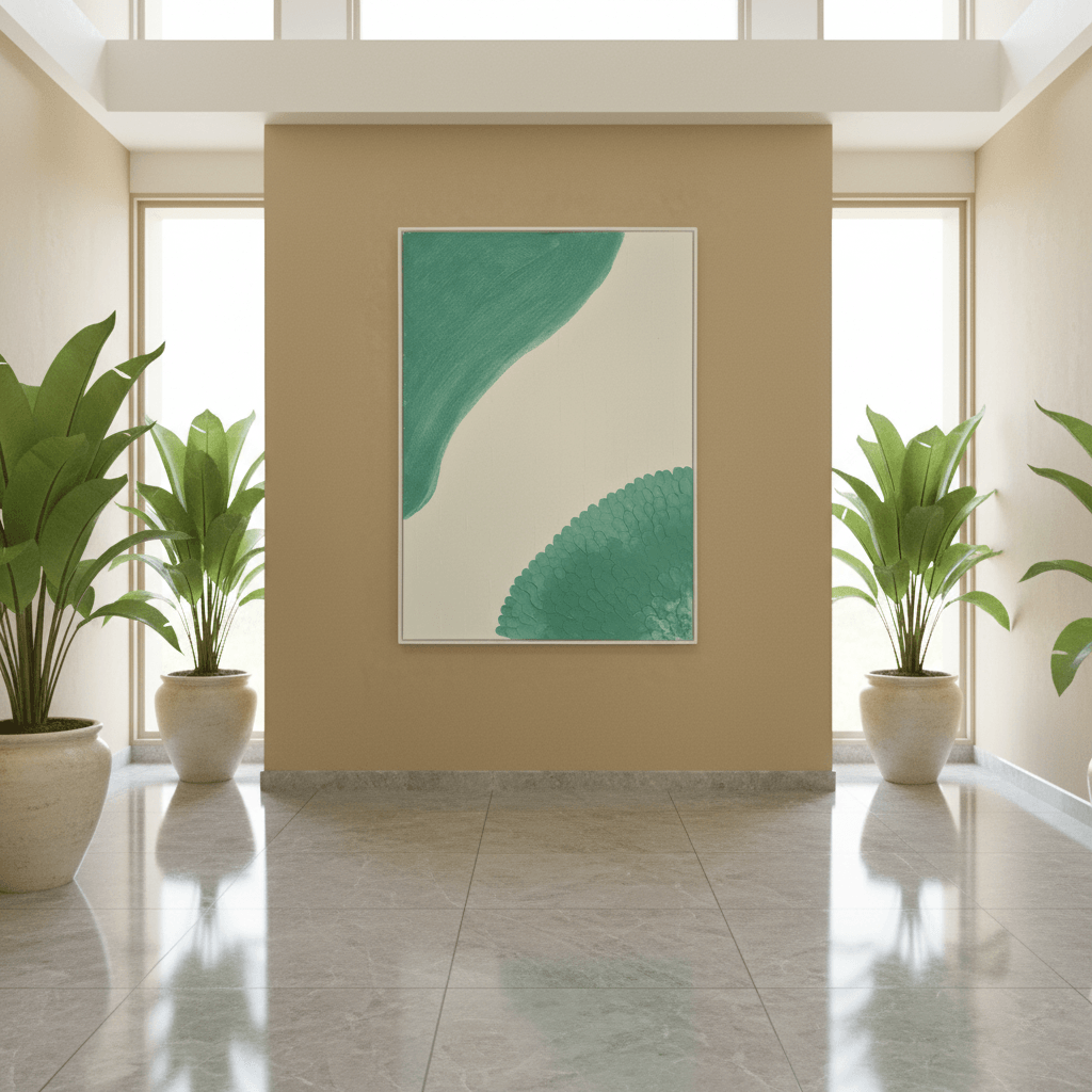 Natural textured canvas artwork