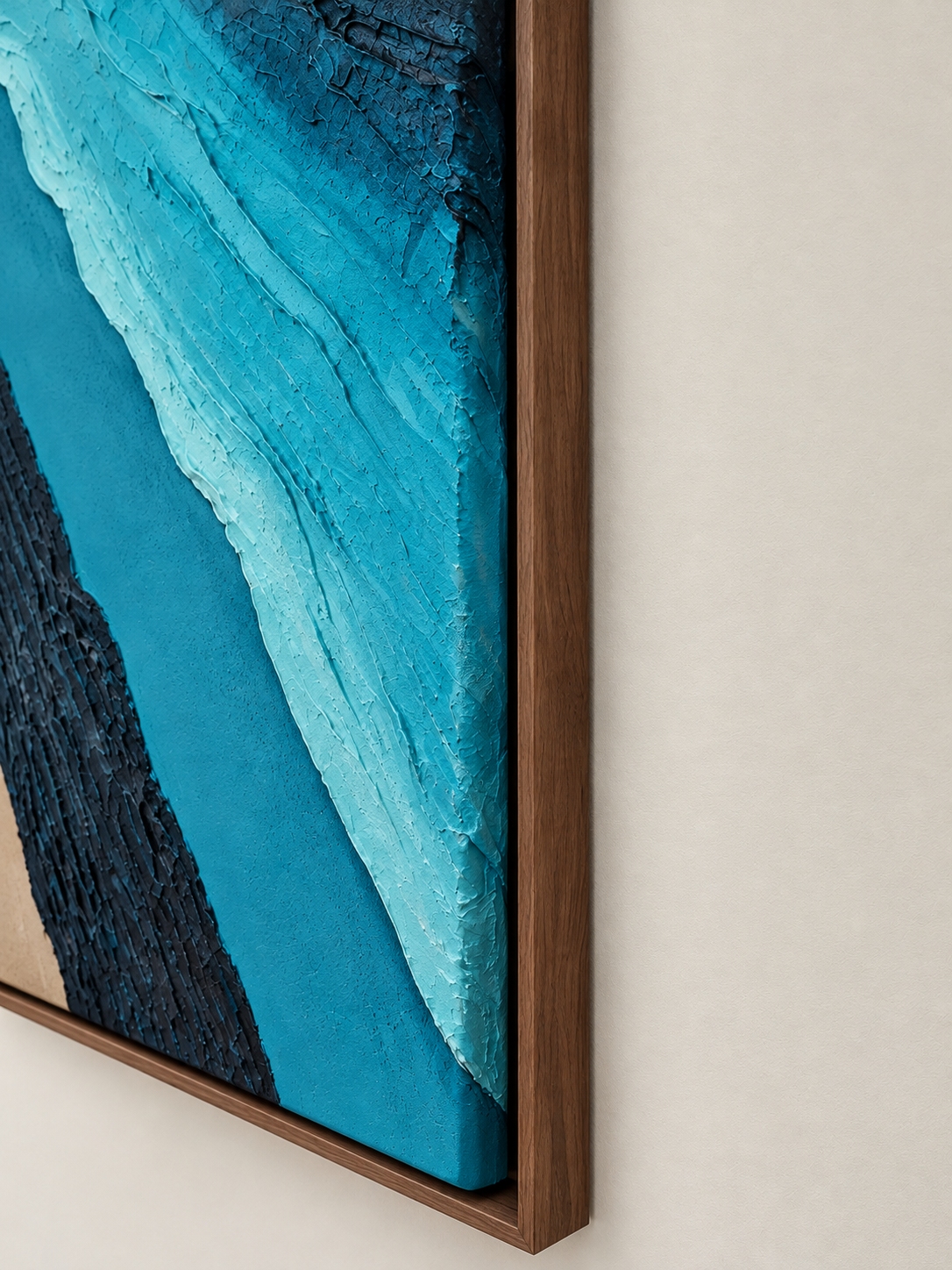 Gushing Rivers Canvas Wall art The Motion and Flow 80×60 cm