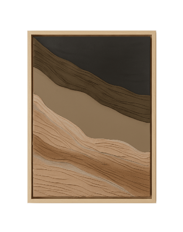 Volcanic Terrains textured wall art Dubai
