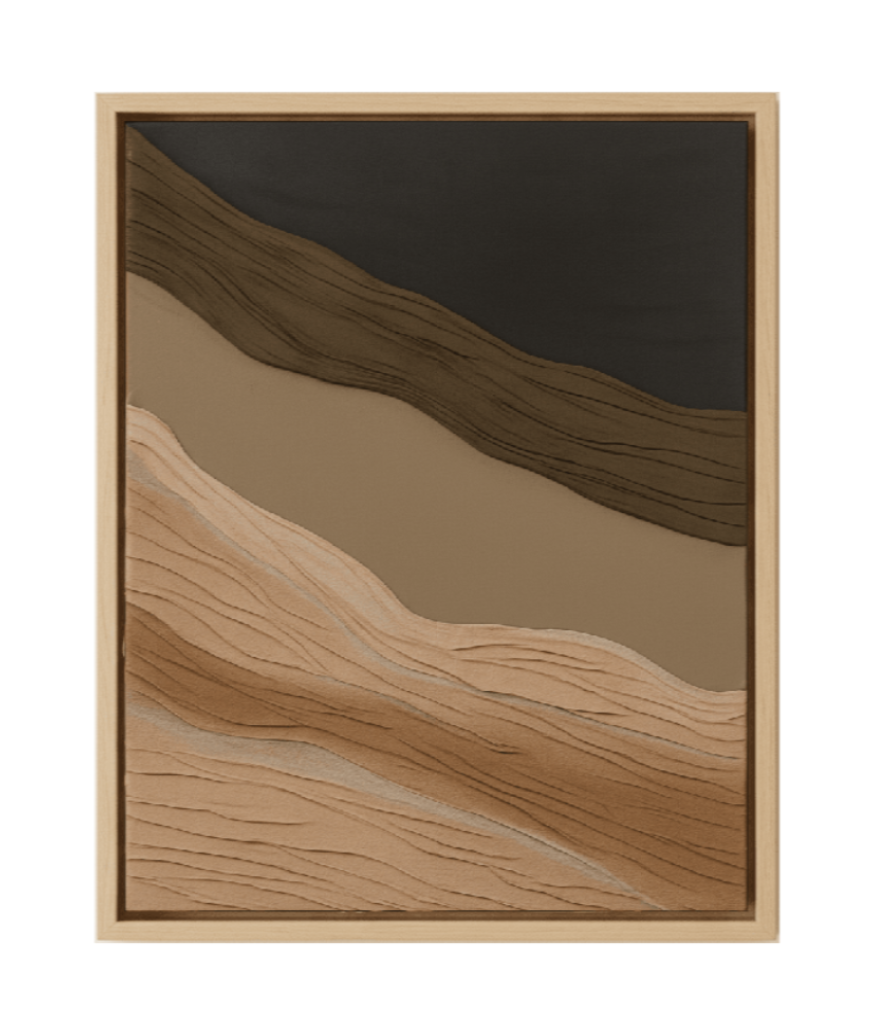 Volcanic Terrains textured wall art Dubai