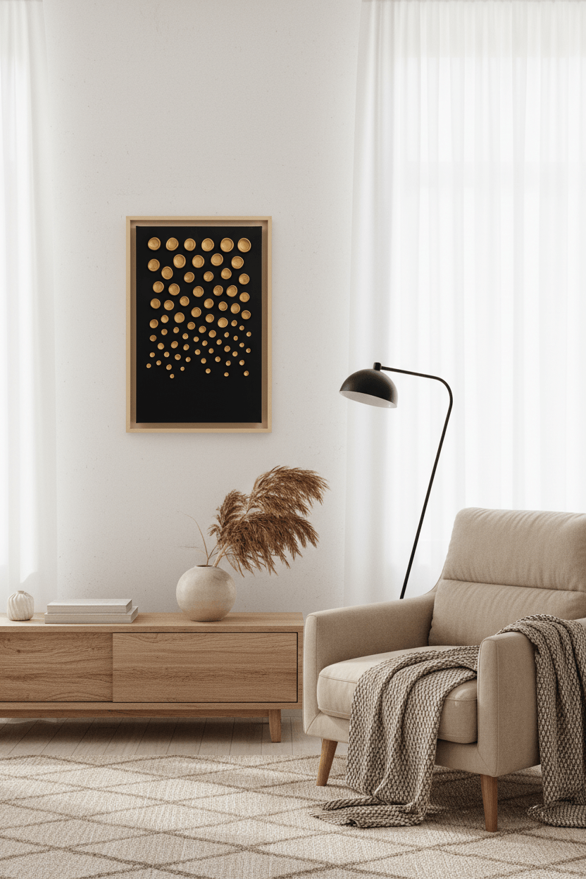 Golden Constellations 60 × 45 cm