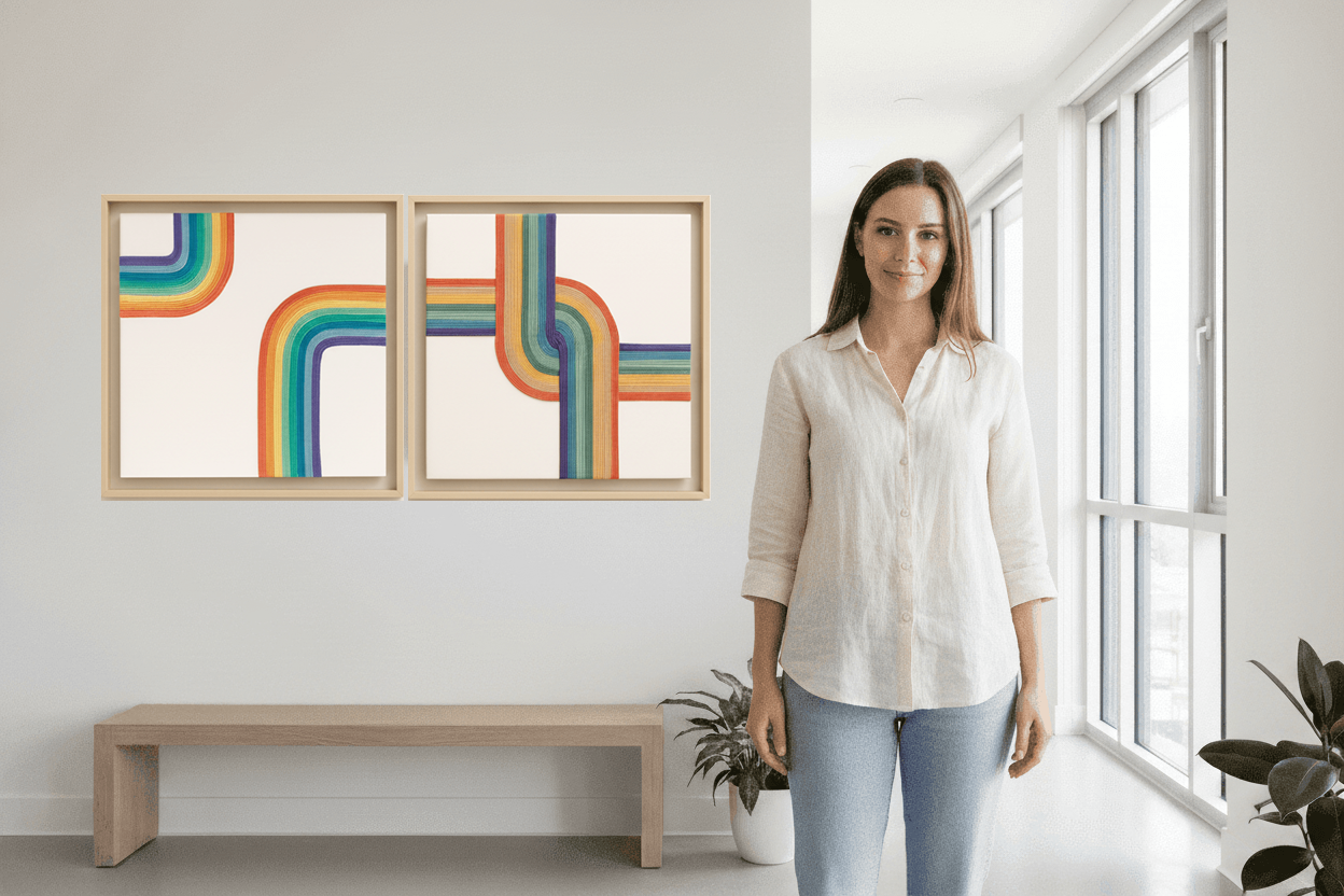 Infinite Harmony 60 x 60 cm (each)