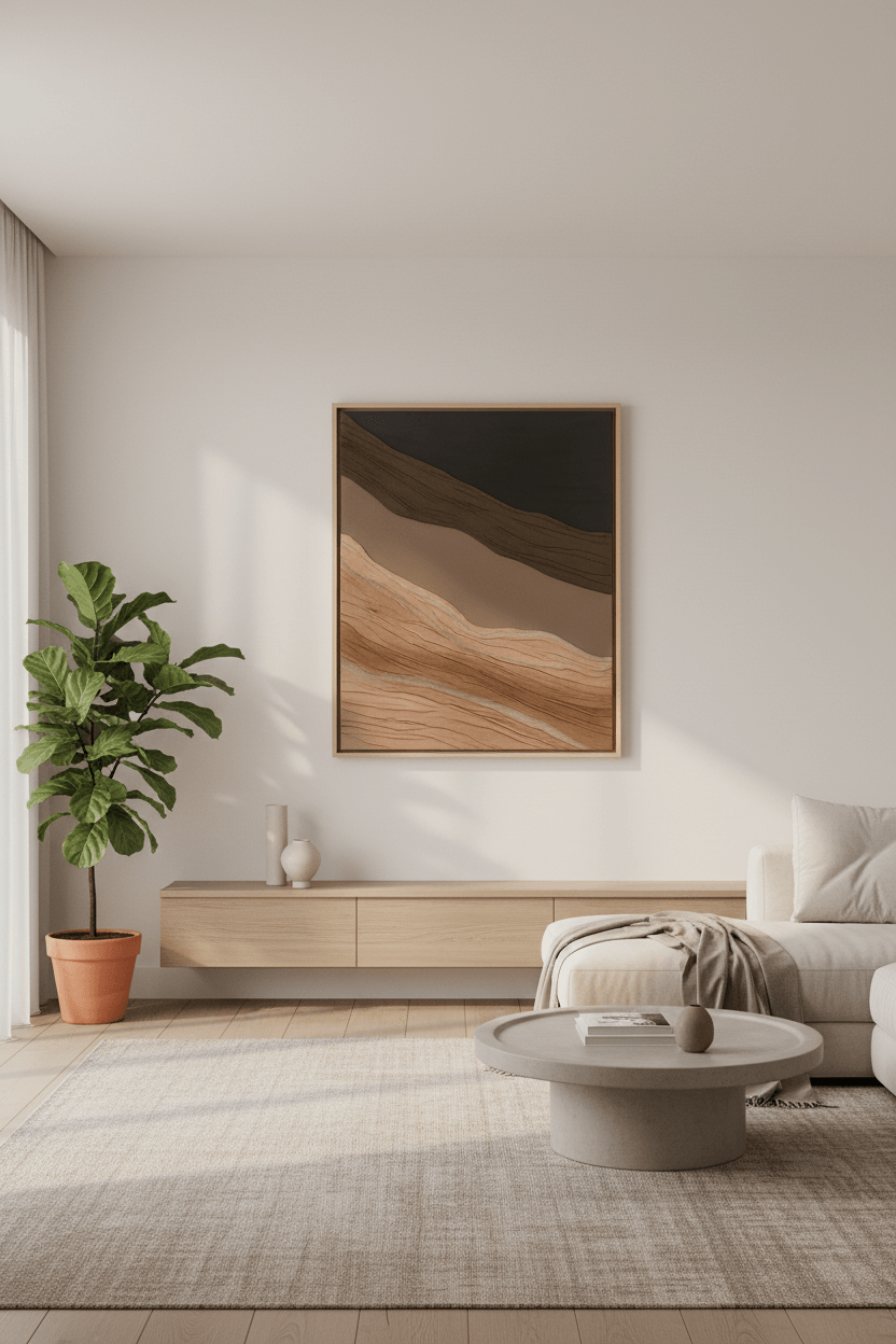 3D canvas work Art with natural beauty