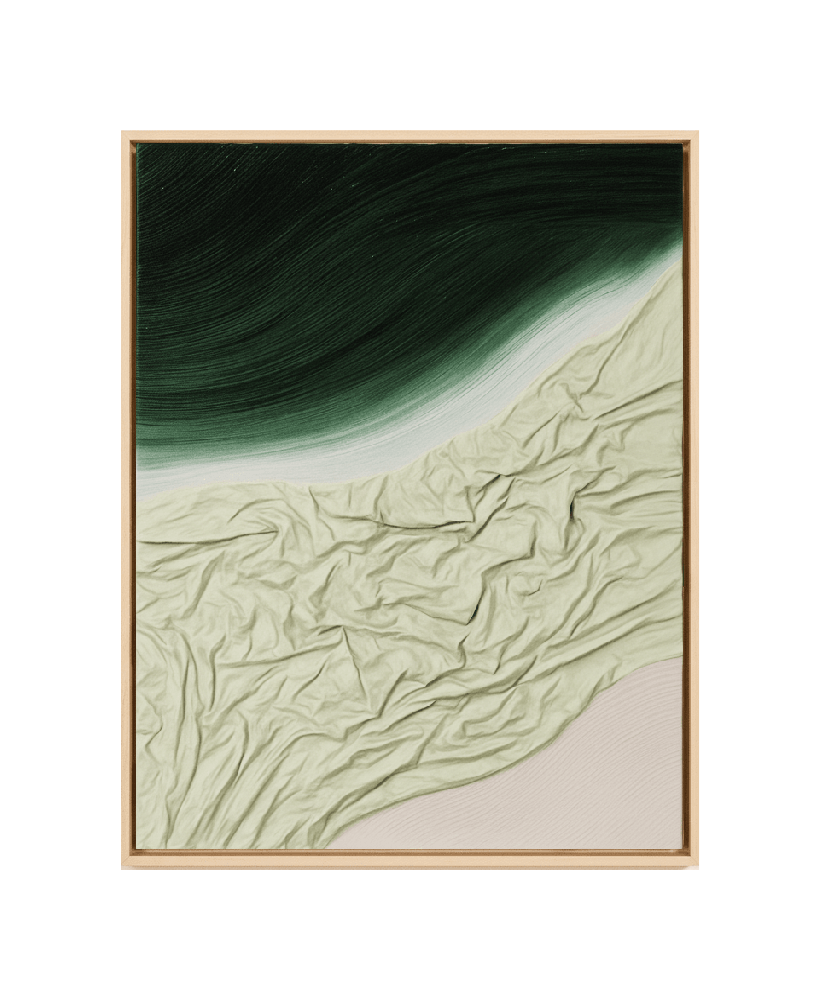 Mountaneous Oceanscape 100 x 76 cm