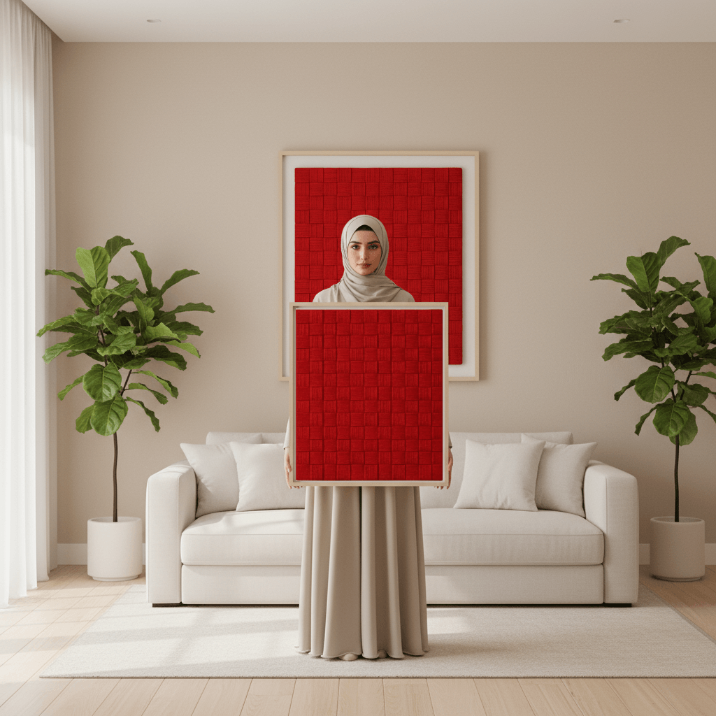 Blood Mirror 80 × 60 cm