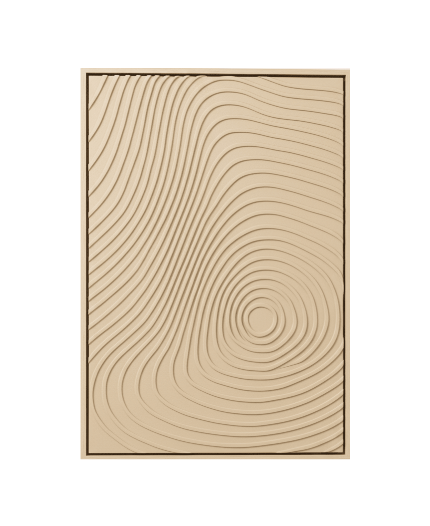 The Beige Orbit 80 × 60 cm