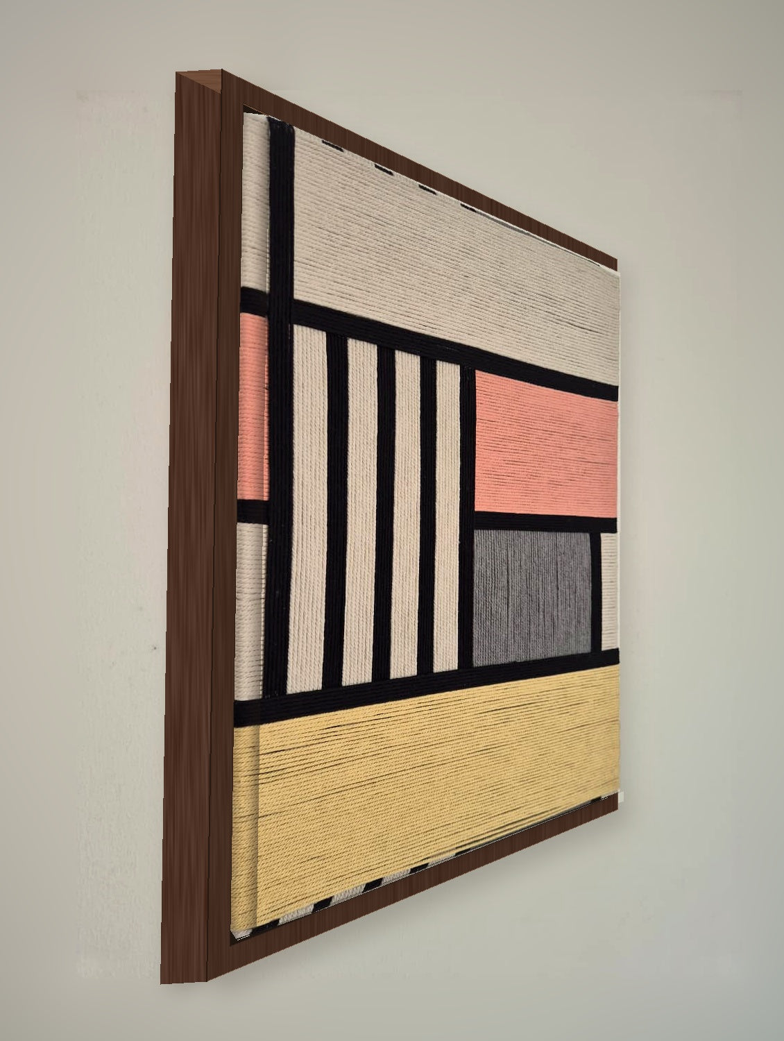 Parallel Echoes Luxury Handcrafted Wall Art 80 × 60 cm
