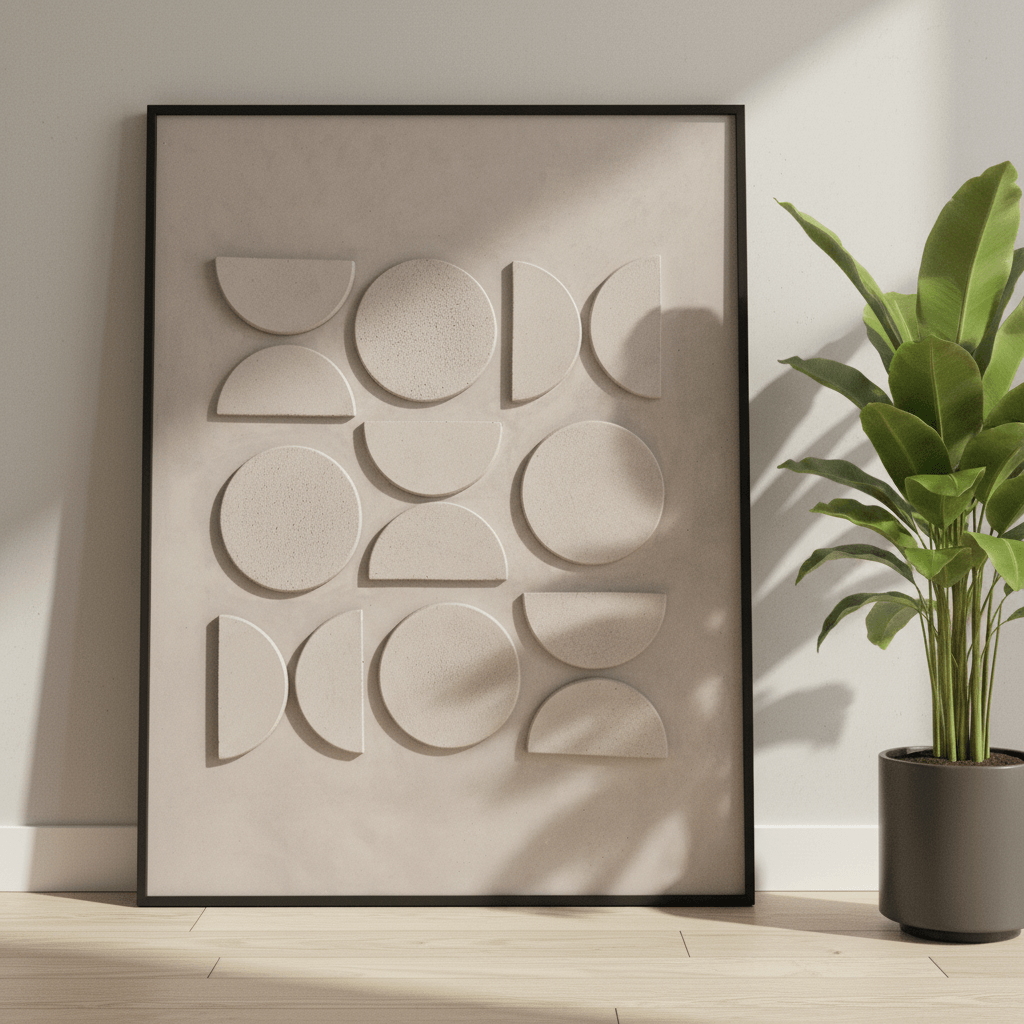 Soft Symmetry – Premium Interior Design Art Dubai