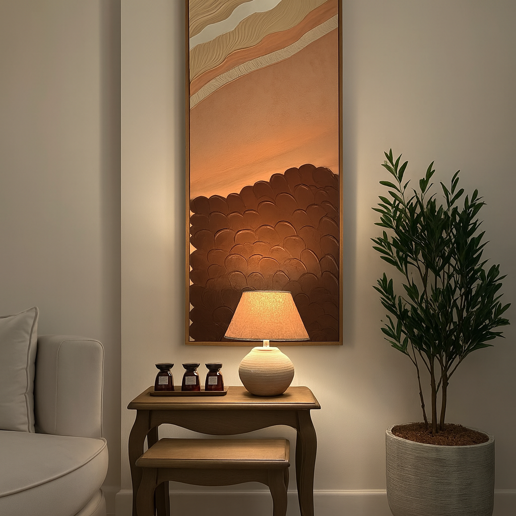 Strata of the Earth – Handcrafted Sculptural Wall Art UAE 150 × 60 cm (A)