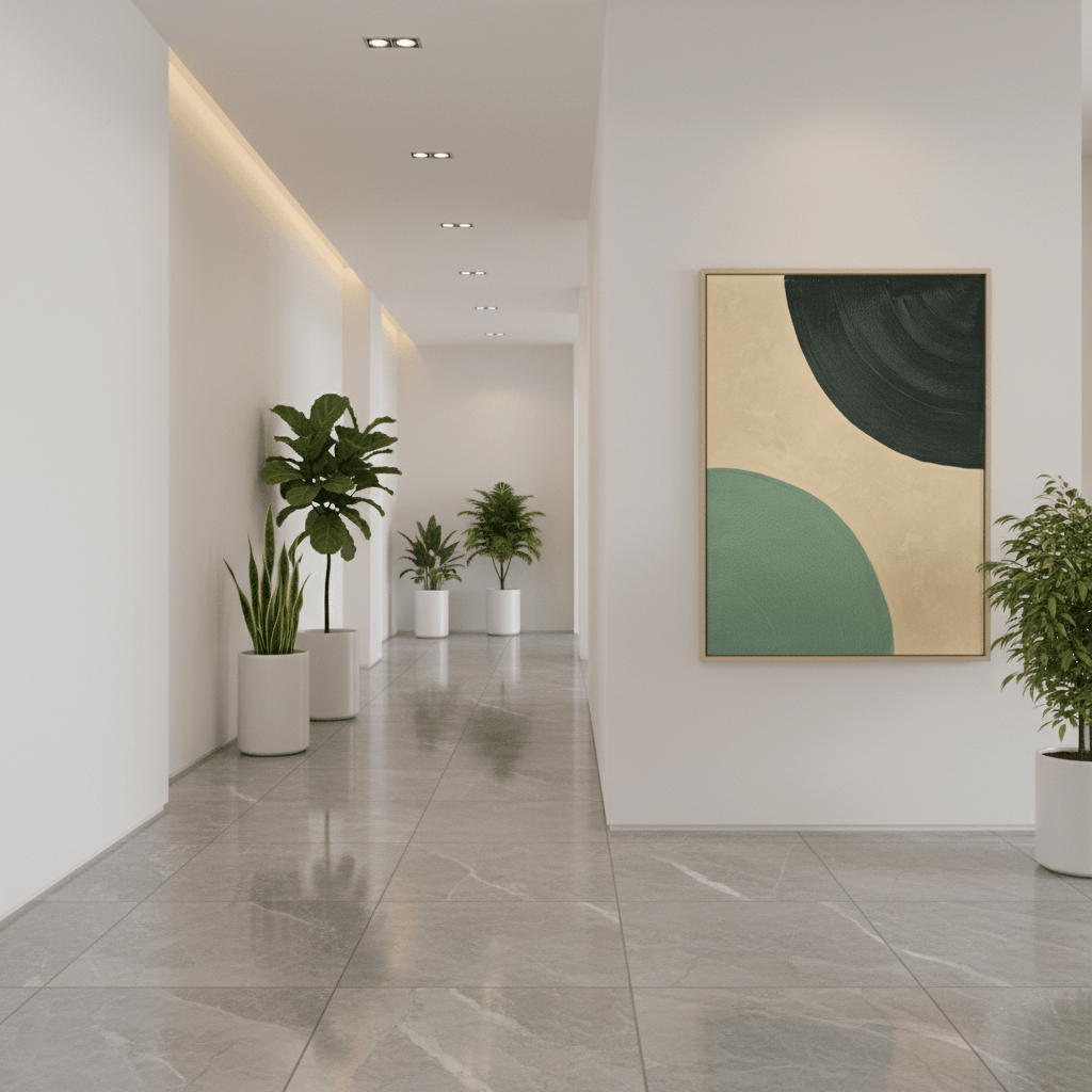 Calm of the Land – Handcrafted Textured 3D Wall Art 100 × 76 cm (B)
