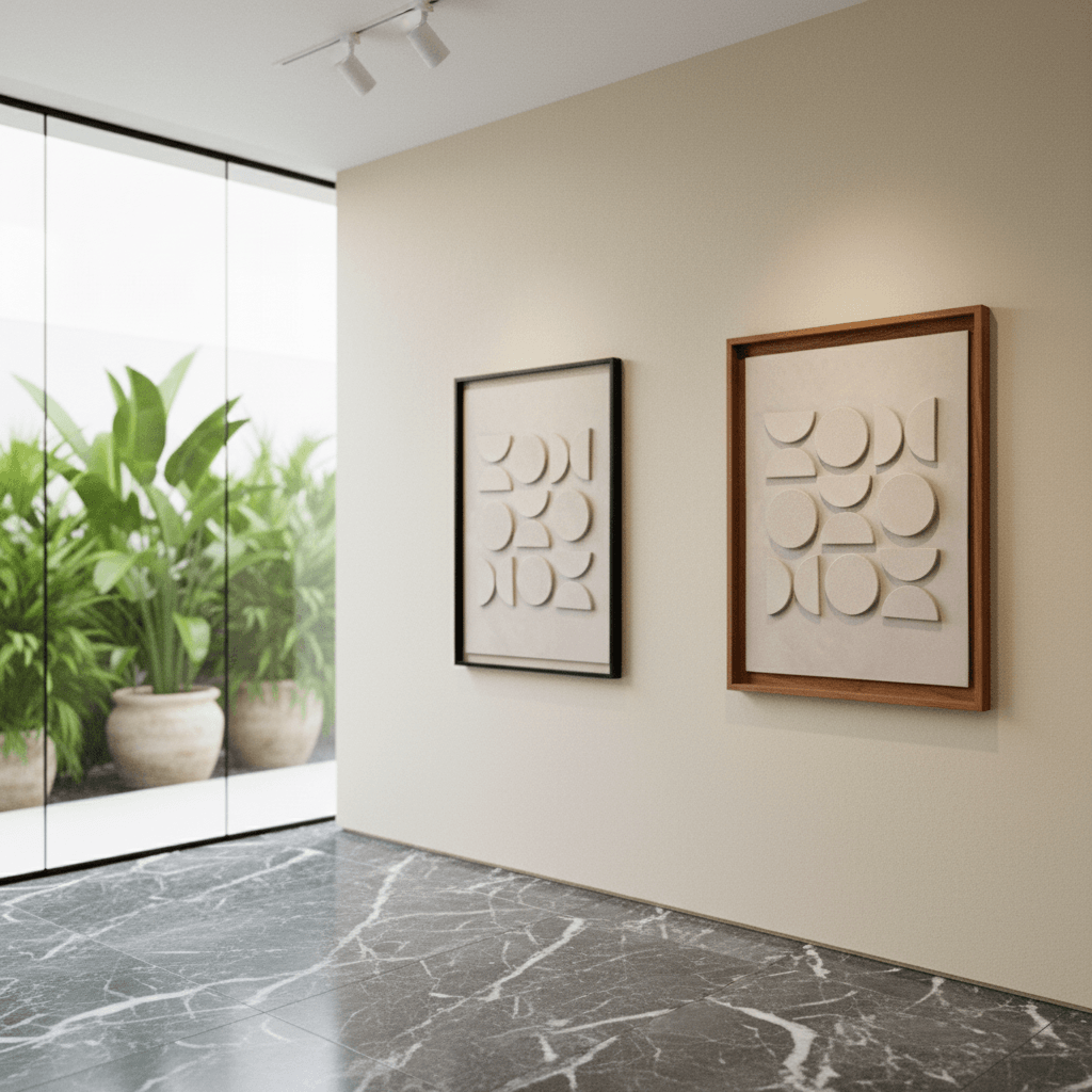 Soft Symmetry – Premium Interior Design Art Dubai