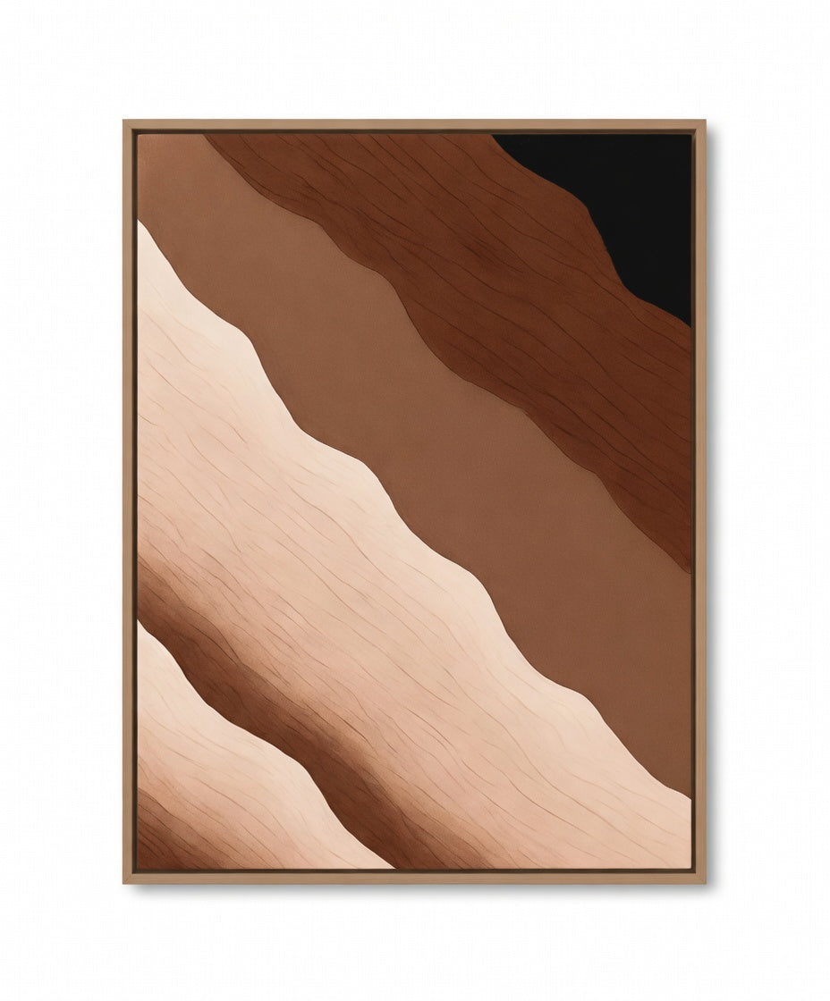 Wall Art Inspired by Desert Landscape 80 × 60 cm