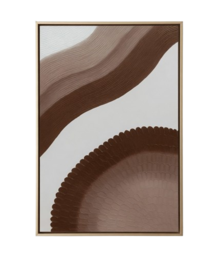 The Landslide – Handcrafted Textured Earth-Tone Wall Art Inspired by Nature’s Flow 100 × 76 cm