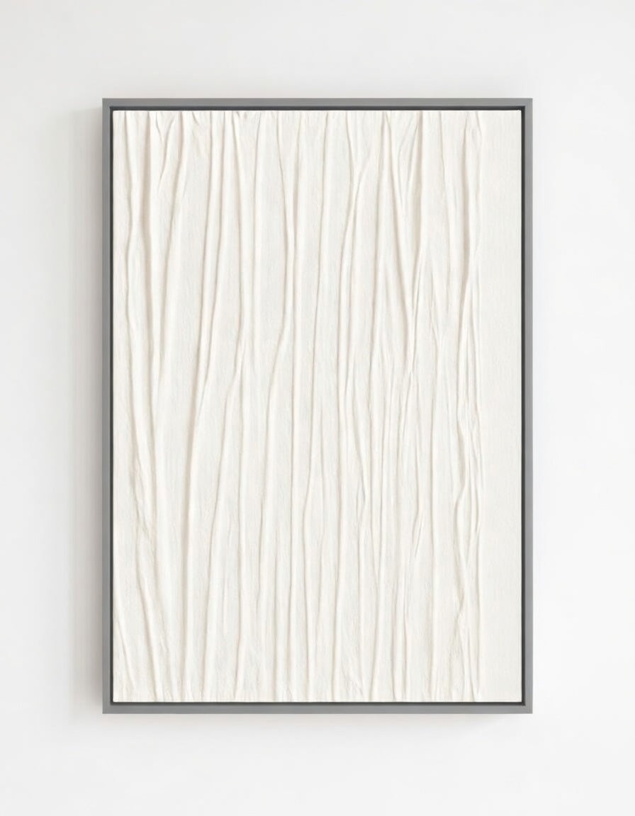 Ivory Glow Macramé Art- Modern Wall Décor UAE 80 × 60 cm