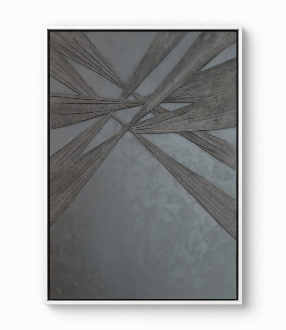 Silent Geometry – Modern Wall Art for UAE Interiors 100 × 76 cm