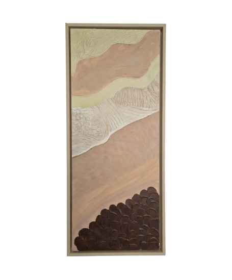 Silent Geological Flow – Sculptural Wall Art for Homes 150×60cm (B)
