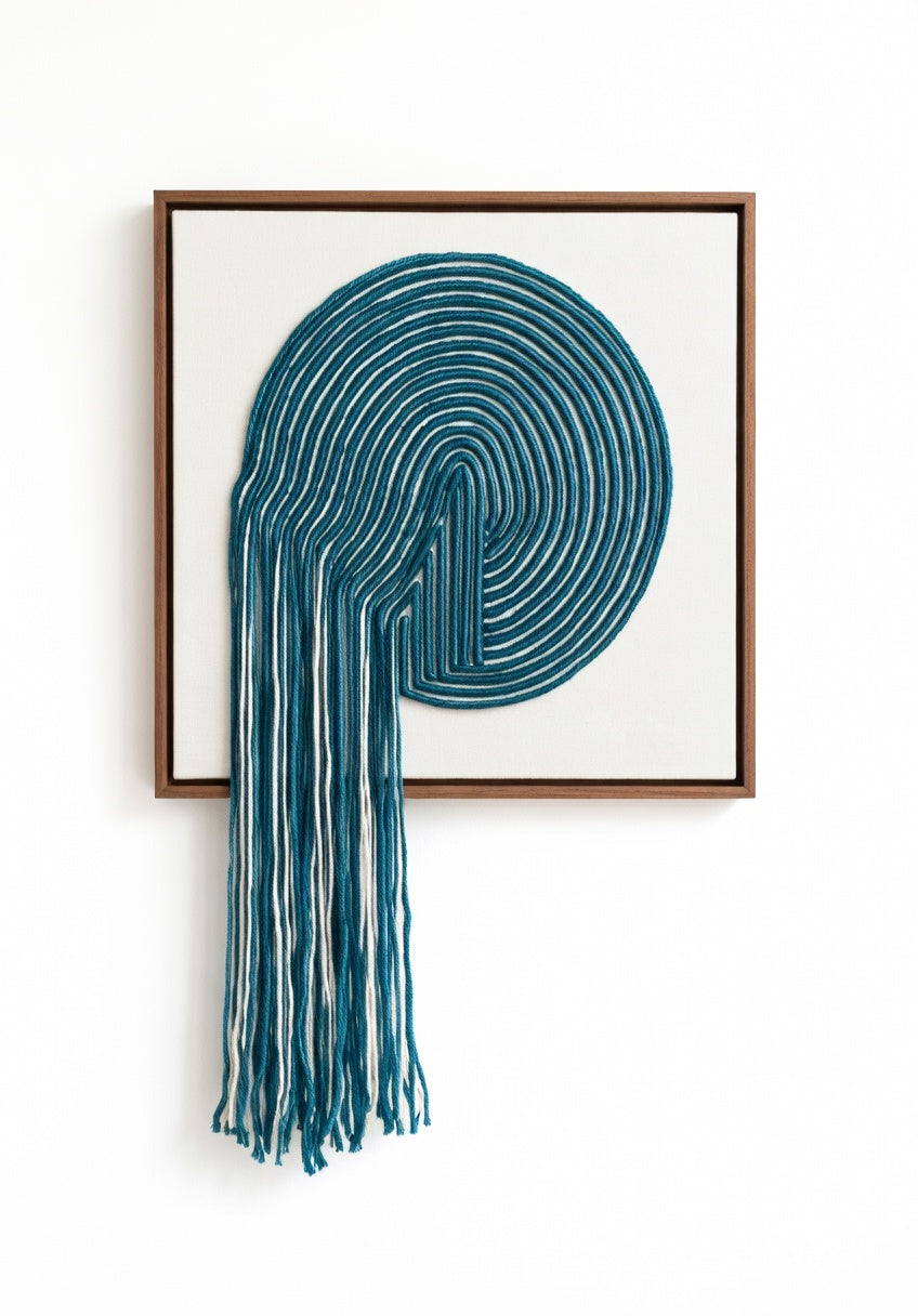 Rhythmic Circles Modern Interior Design art Dubai 60 × 60 cm