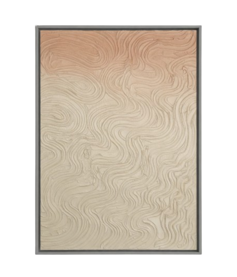 Desert Currents – Handcrafted 3D Textured Canvas Art 100 × 76 cm