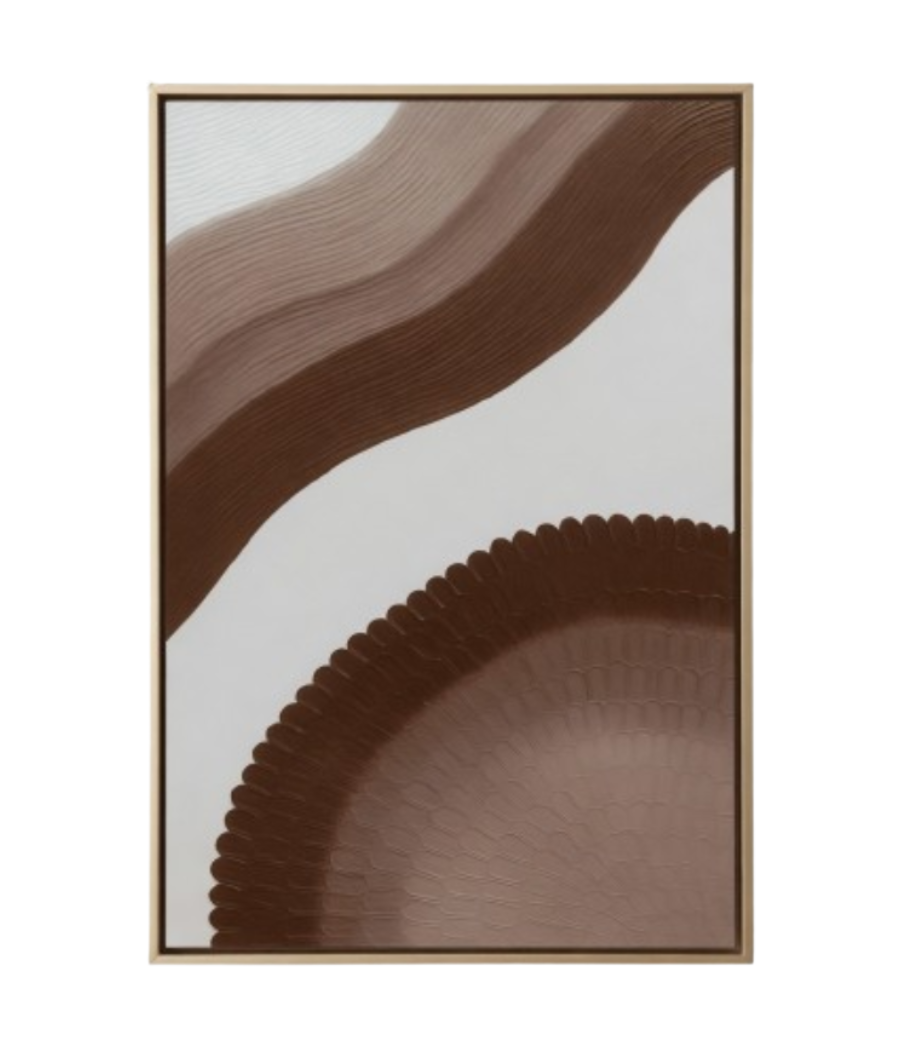 The Landslide – Handcrafted Textured Earth-Tone Wall Art Inspired by Nature’s Flow 100 × 76 cm