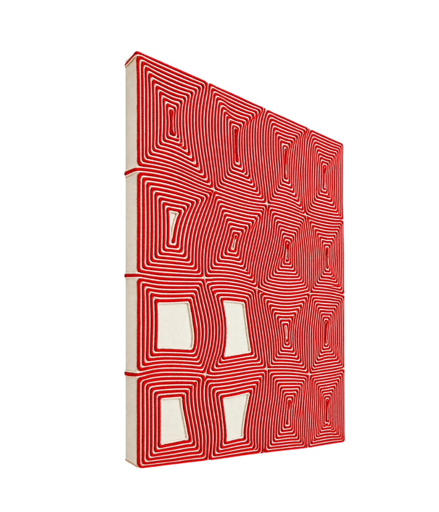 Popsicle Contours rustic macramé wall art Dubai