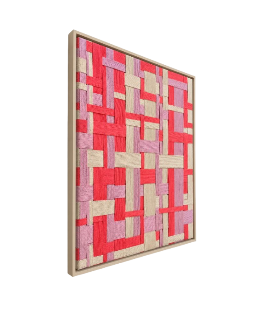 Sensuous Nexus Handcrafted Geometric Wall Art | 80 × 60 cm