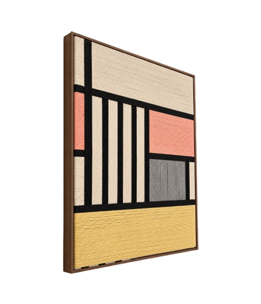 Parallel Echoes Luxury Handcrafted Wall Art 80 × 60 cm