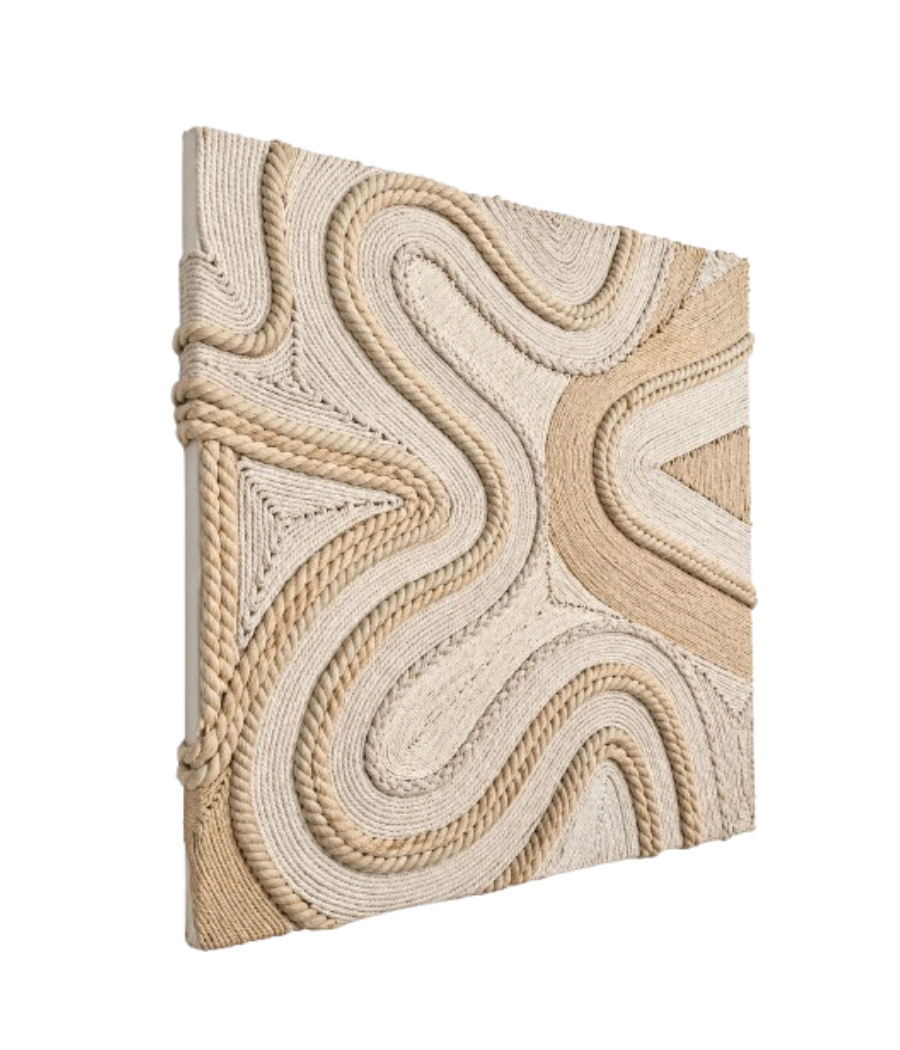 Woven Dimensions Modern Wall Art | 60 × 60 cm