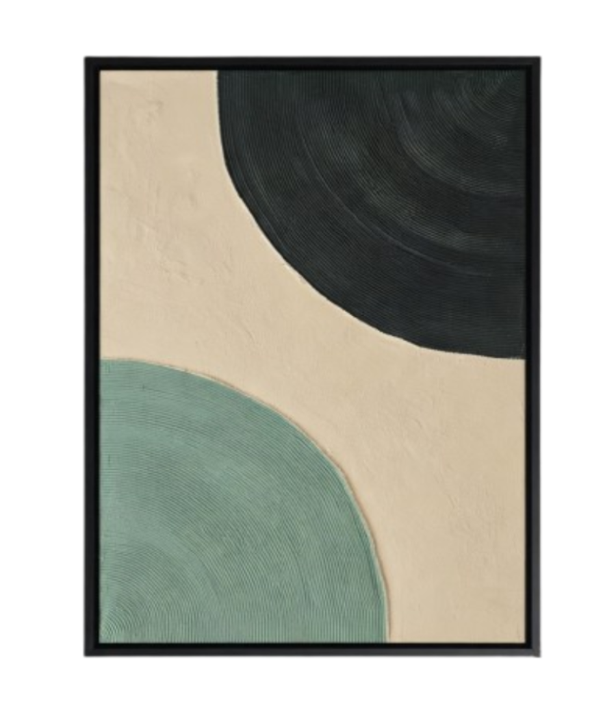 Calm of the Land – Handcrafted Textured 3D Wall Art 100 × 76 cm (B)