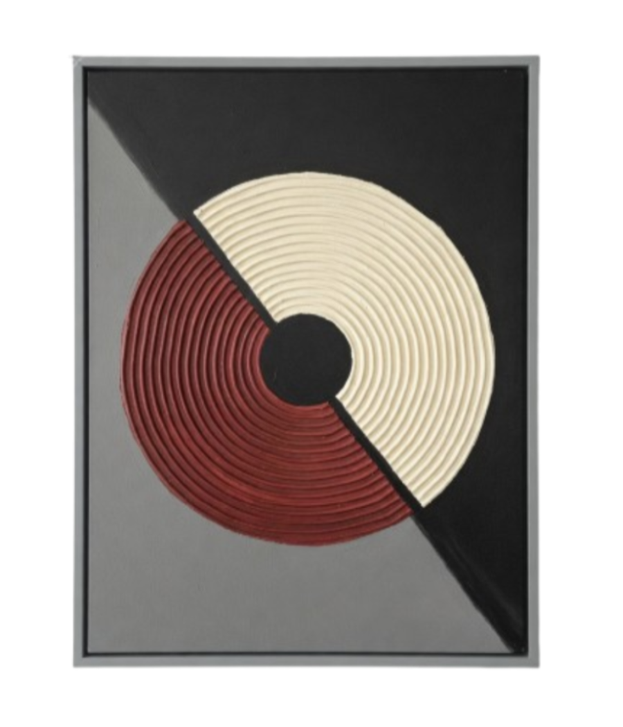 Earthbound Harmony – Modern Geometric Handcrafted Wall Art 100 × 76 cm