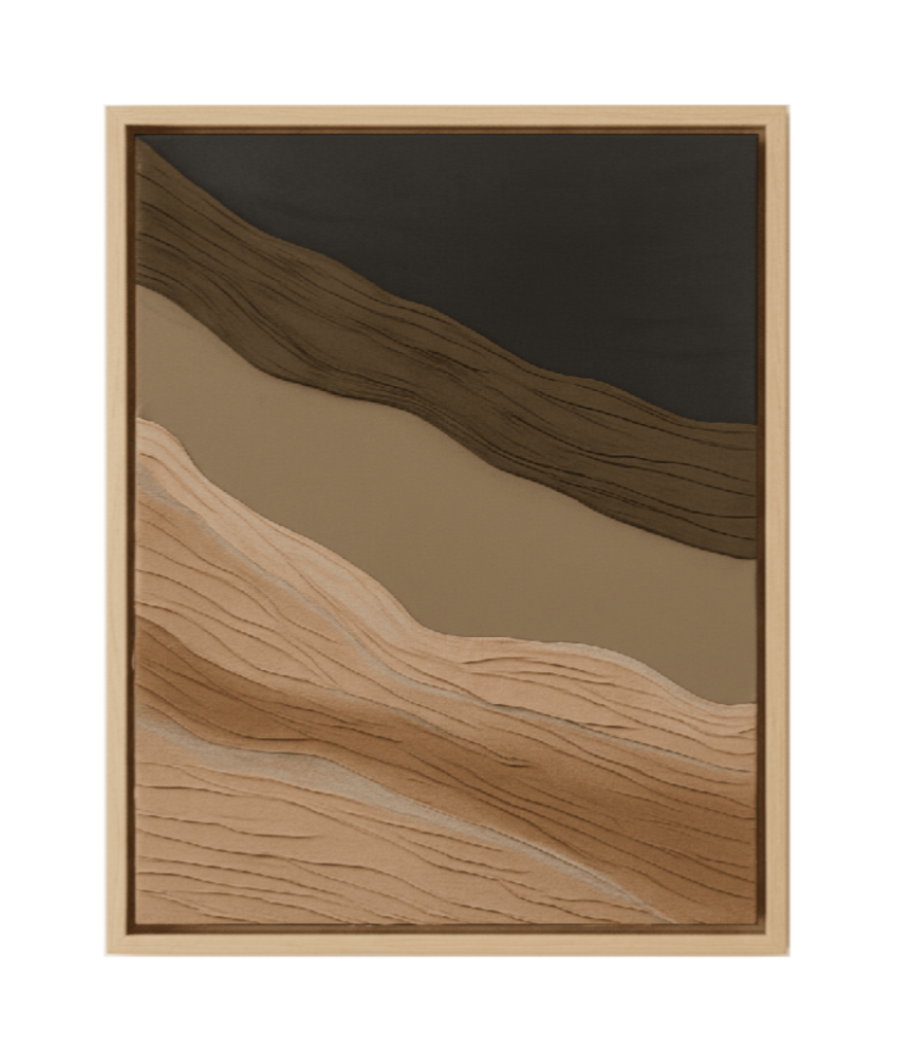 Handmade Canvas Volcanic Terrains Art ModernArt.ae 80×60 cm