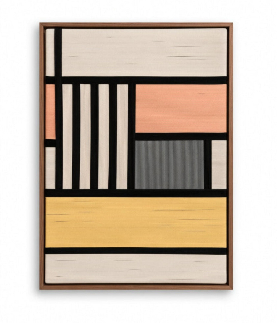 Parallel Echoes Luxury Handcrafted Wall Art Dubai 80 × 60 cm