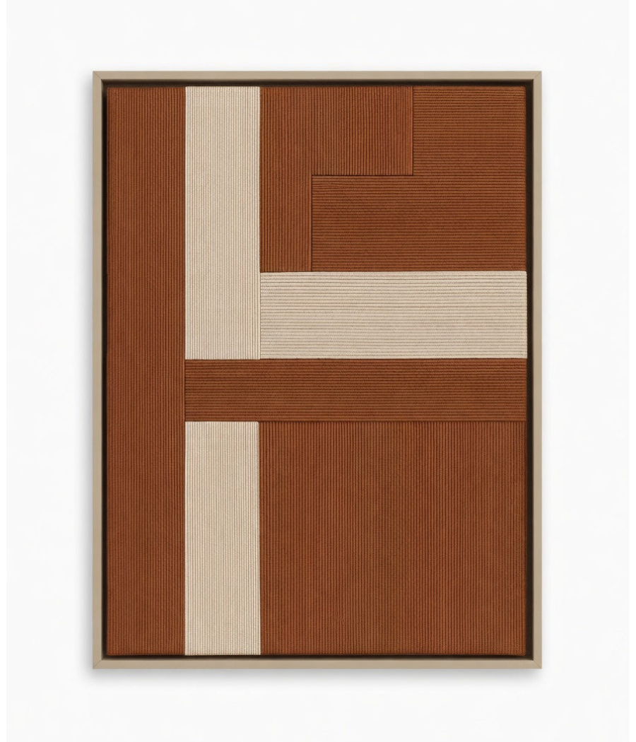 Triadic Balance Handwoven Macramé Wall Art Dubai 80 × 60 cm