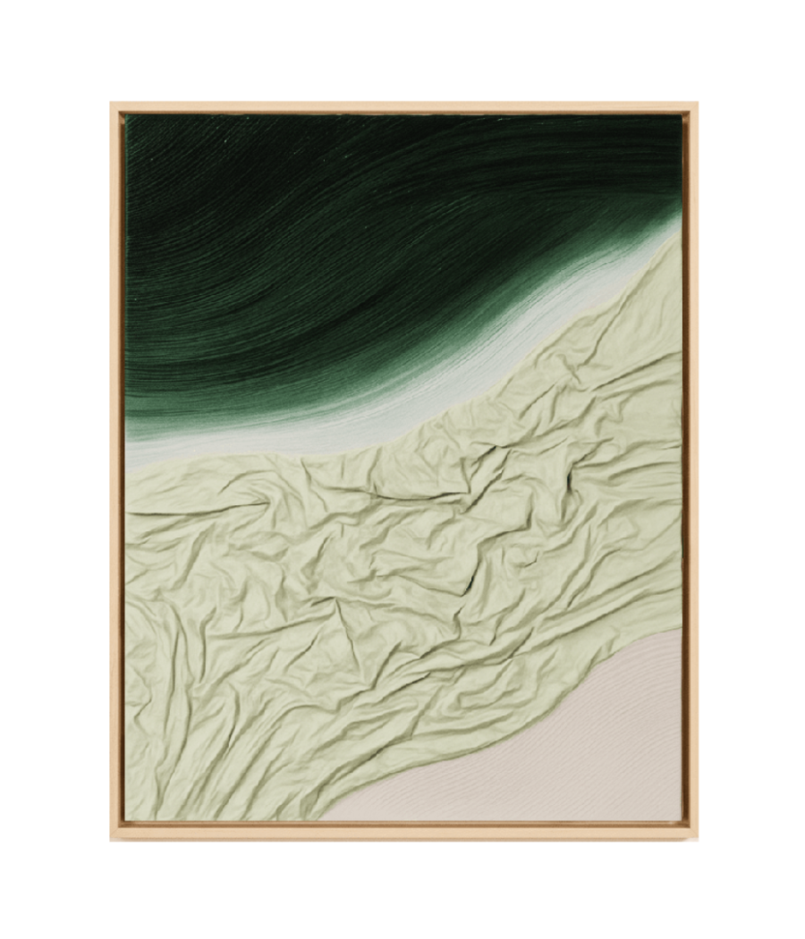 Mountaneous Oceanscape ModernArt.ae luxury wall decor 100 x 76 cm