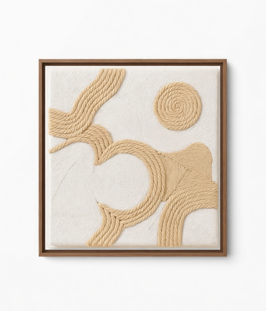 Sun's Embrace Modern Boho Wall Decor UAE 60 x 60 cm
