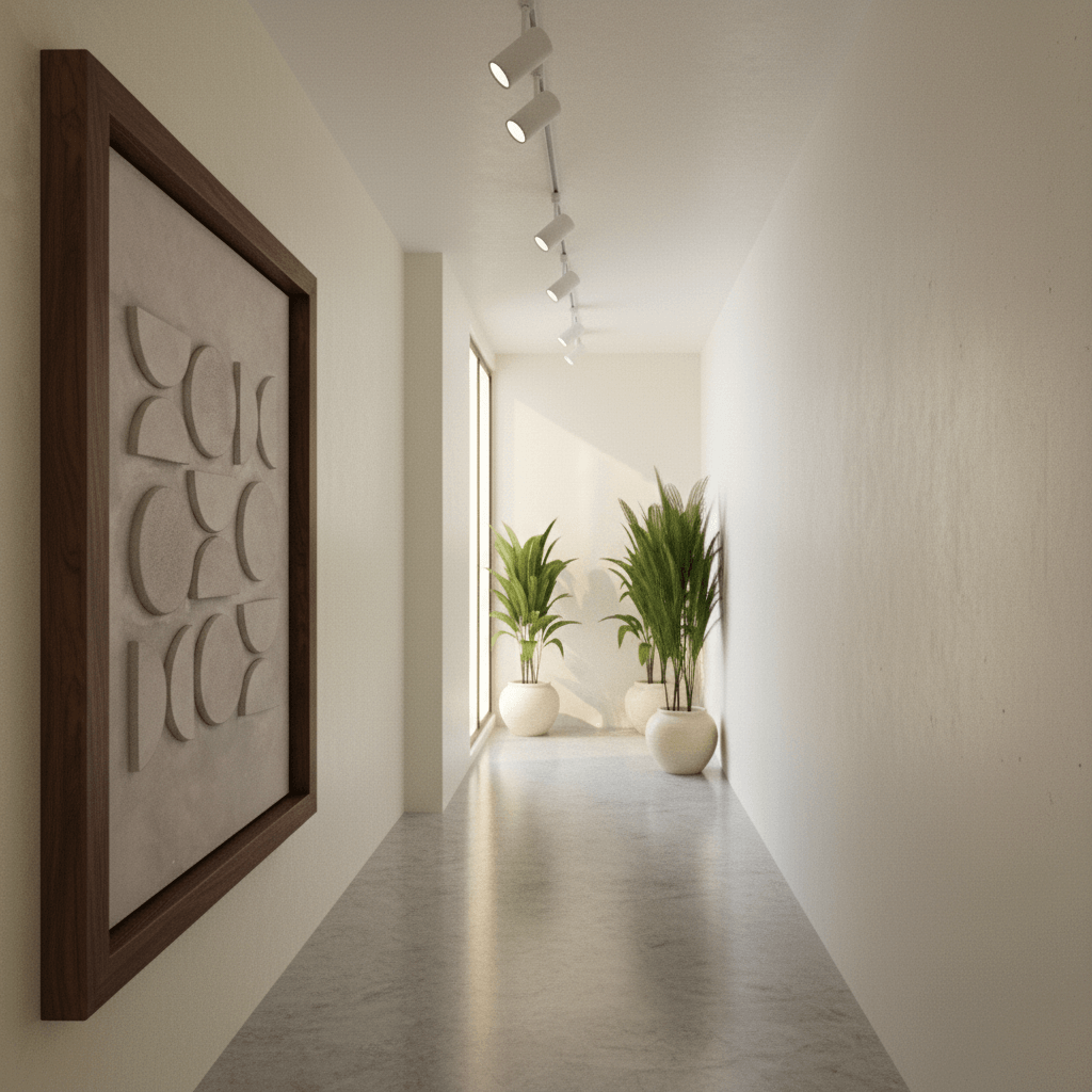 Soft Symmetry – Premium Interior Design Art Dubai